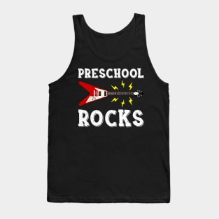 Preschool Rocks Teacher Student Kid Back To School Tank Top